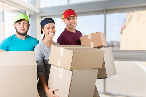 Safe handling during a man and van move
