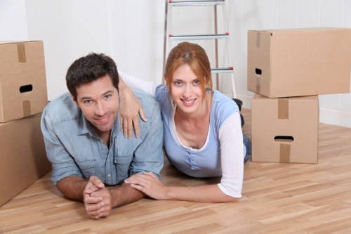 Local movers handling a quick property relocation in Poplar