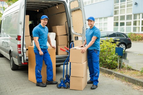 Safe and professional man and van service in Poplar during loading