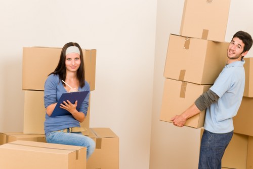 Securely loaded van with items protected for transport