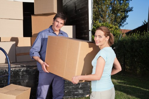 Office furniture removal and collection service in Poplar